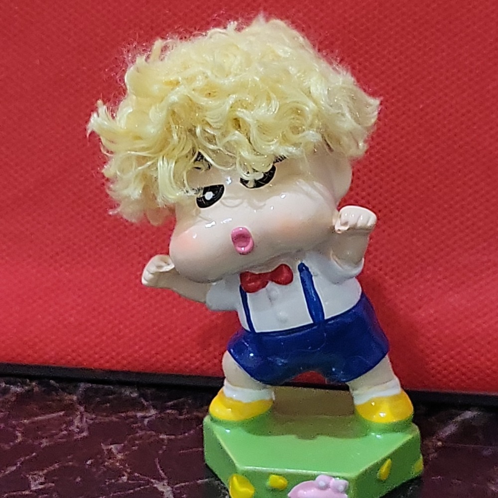Crayon Shin-chan Afro Hair Series Shinnosuke "Shin-chan" Nohara Character.